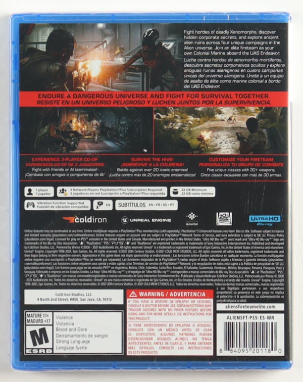 Aliens Fireteam Elite - PlayStation 5 Rated M at PristineAuction.com Aliens Fireteam Elite - PlayStation 5 Rated M at PristineAuction.com