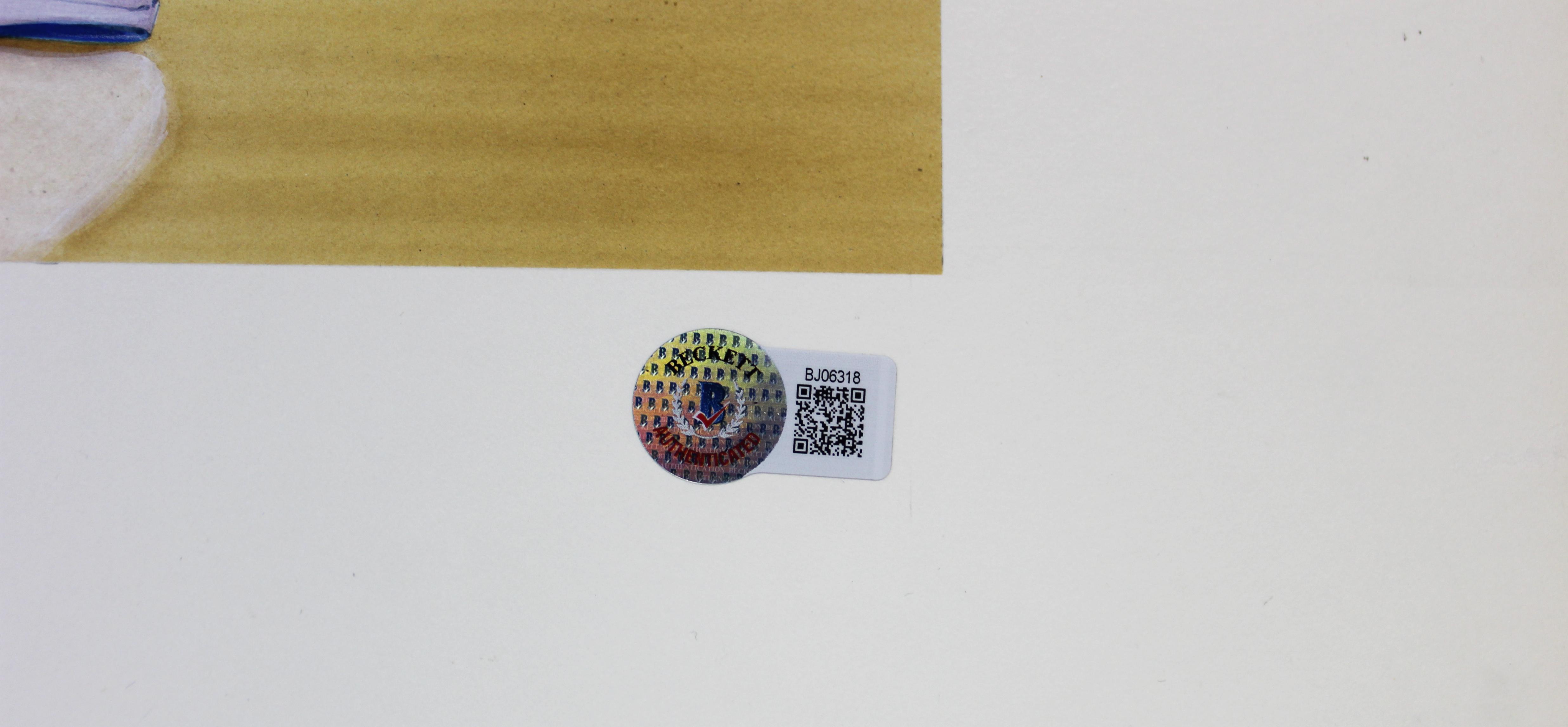 Dikembe Mutombo Signed Nuggets 24x30 Lithograph (Beckett) at PristineAuction.com Dikembe Mutombo Signed Nuggets 24x30 Lithograph (Beckett) at PristineAuction.com