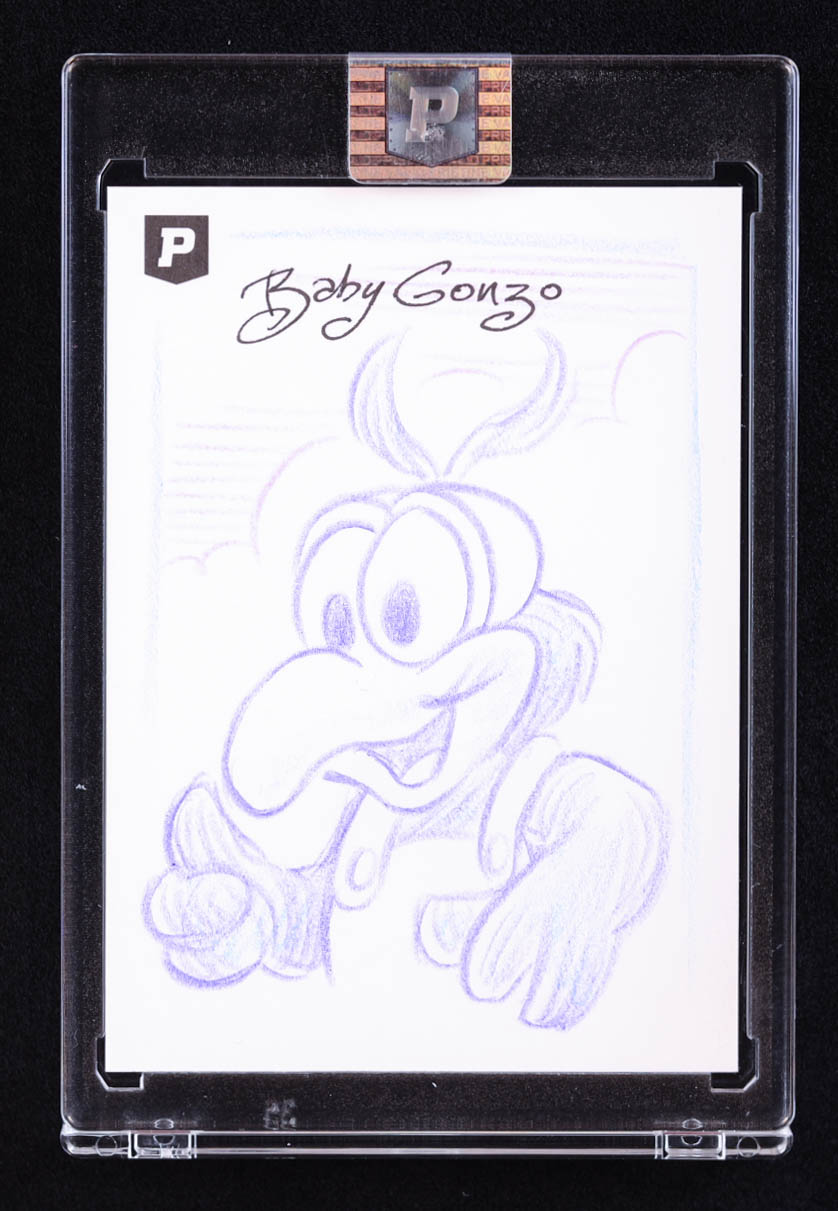 Baby Gonzo | Muppet Babies | Original Art Sketch Card by Guy Gilchrist (1/1 Original Art) at PristineAuction.com Baby Gonzo | Muppet Babies | Original Art Sketch Card by Guy Gilchrist (1/1 Original Art) at PristineAuction.com