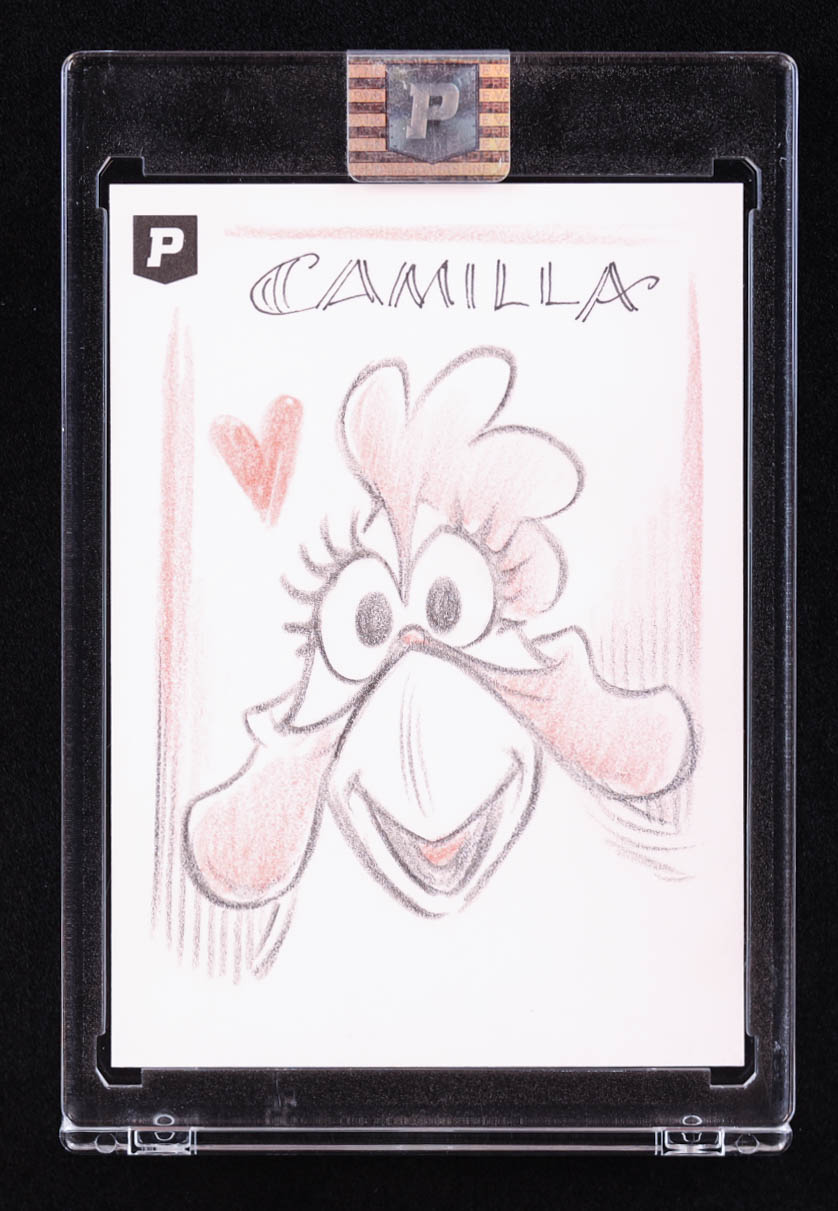Camilla the Chicken | The Muppets | Original Art Sketch Card by Guy Gilchrist (1/1 Original Art) at PristineAuction.com Camilla the Chicken | The Muppets | Original Art Sketch Card by Guy Gilchrist (1/1 Original Art) at PristineAuction.com