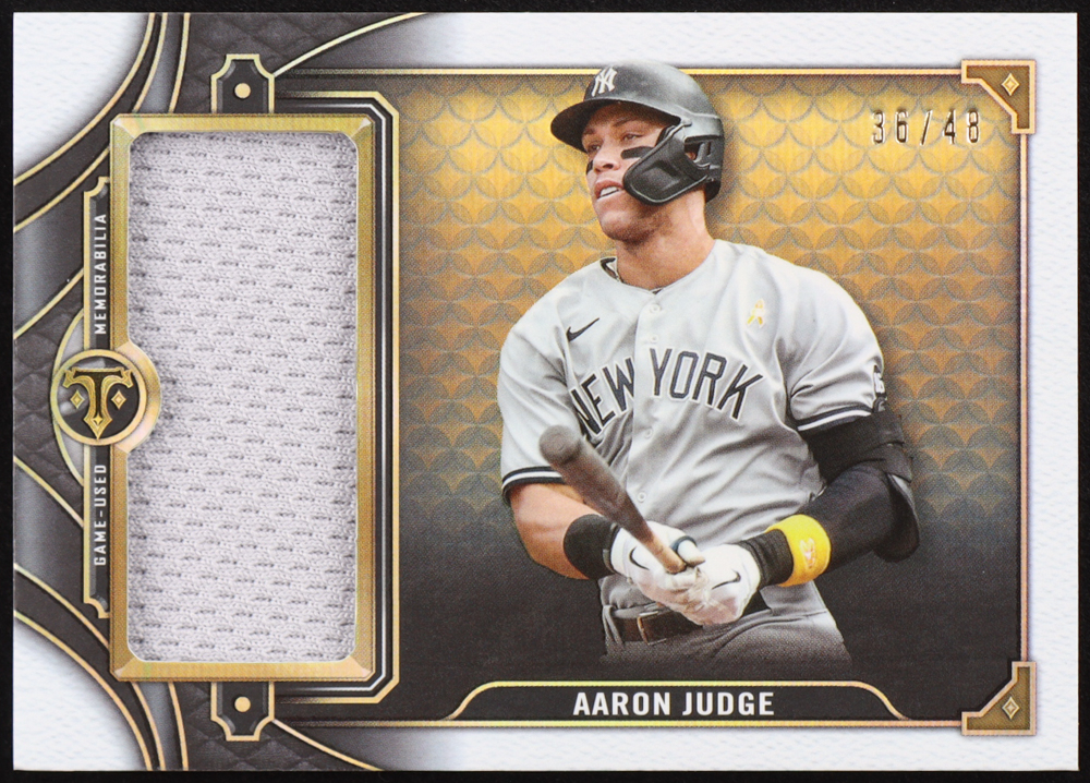 Aaron Judge 2022 Topps Triple Threads #SJR2-AJ2 Single Jumbo