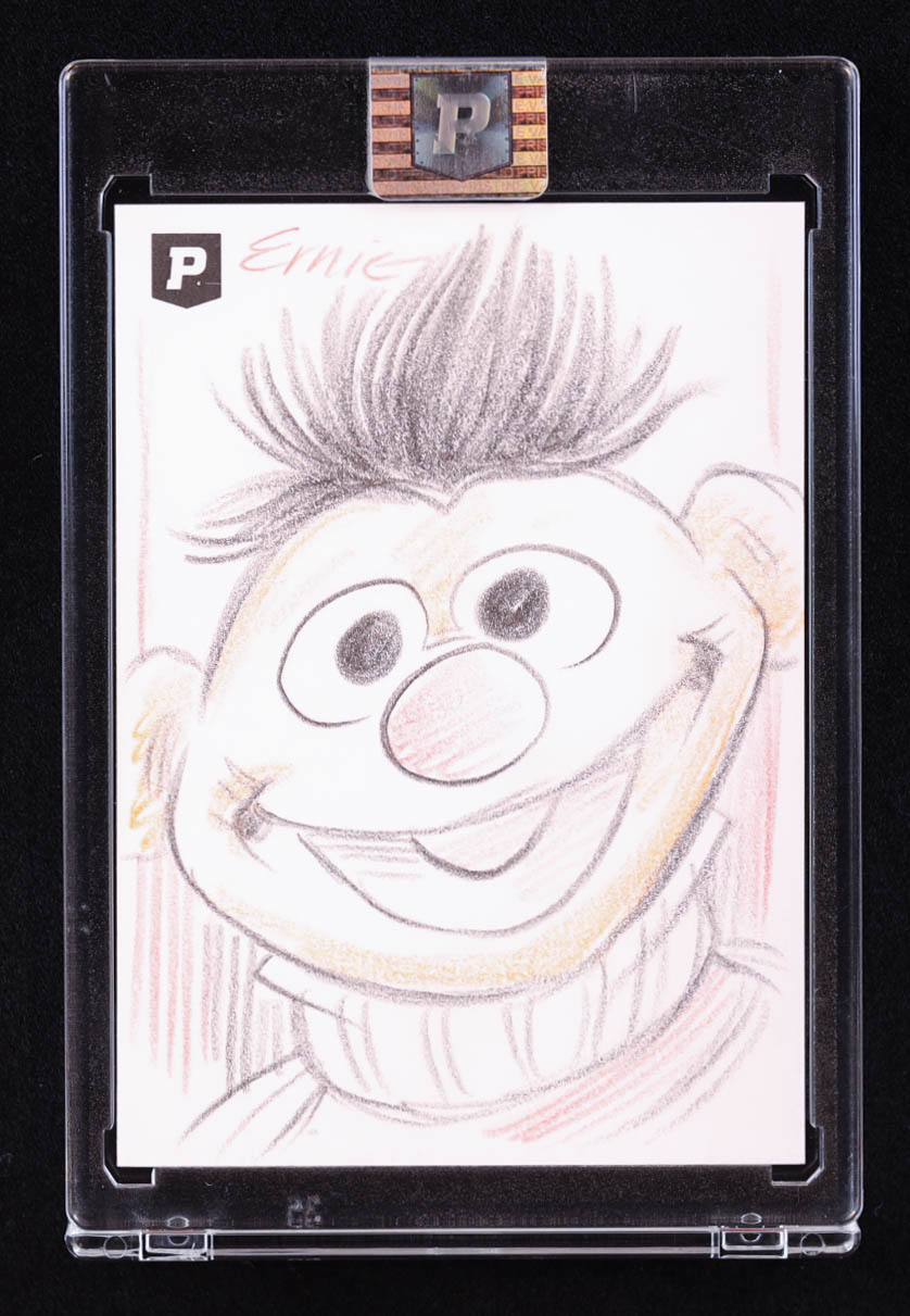 Ernie | Sesame Street | Original Art Sketch Card by Guy Gilchrist (1/1 Original Art) at PristineAuction.com Ernie | Sesame Street | Original Art Sketch Card by Guy Gilchrist (1/1 Original Art) at PristineAuction.com
