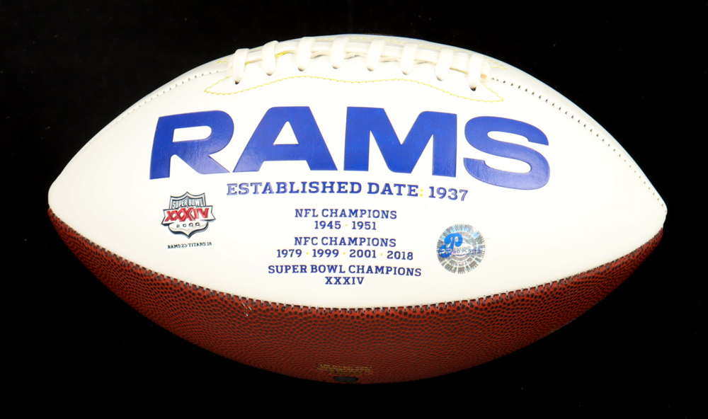 Van Jefferson Signed Rams Logo Football (Pro Player) | Pristine Auction