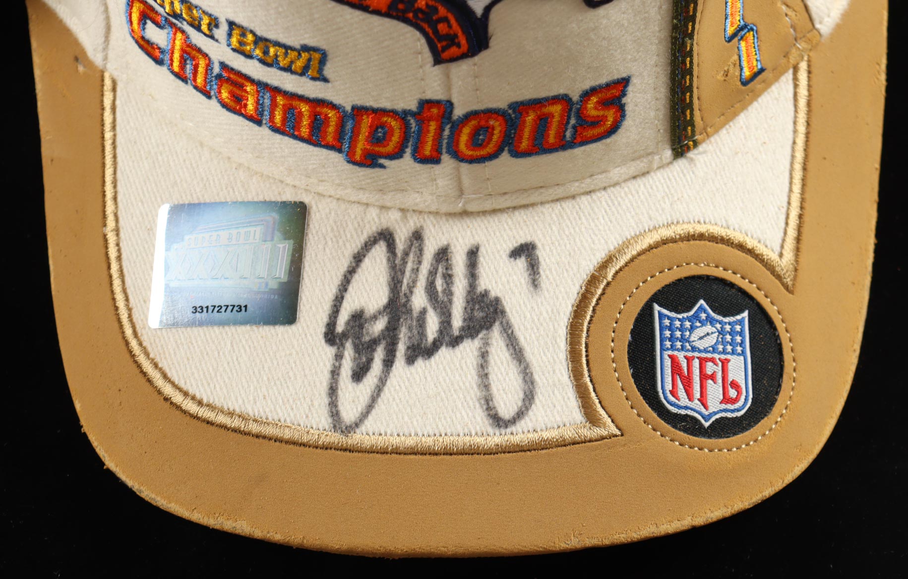 John Elway Signed Broncos XXXIII Super Bowl Adjustable Hat (PSA) at PristineAuction.com John Elway Signed Broncos XXXIII Super Bowl Adjustable Hat (PSA) at PristineAuction.com