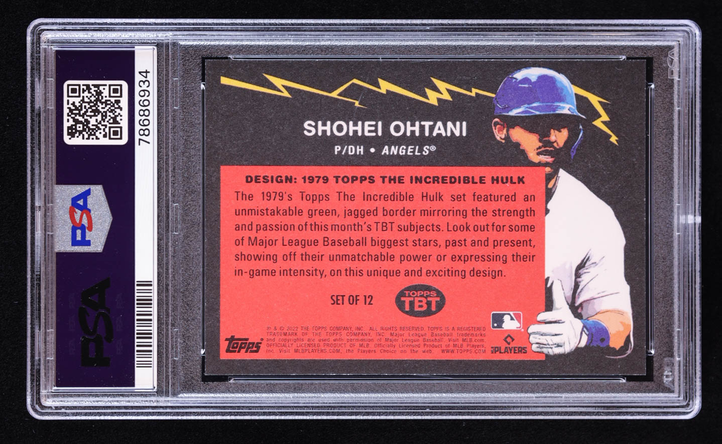 Shohei Ohtani 2022 Topps Throwback Thursday #80 / '79 Incredible Hulk (PSA 8) at PristineAuction.com Shohei Ohtani 2022 Topps Throwback Thursday #80 / '79 Incredible Hulk (PSA 8) at PristineAuction.com