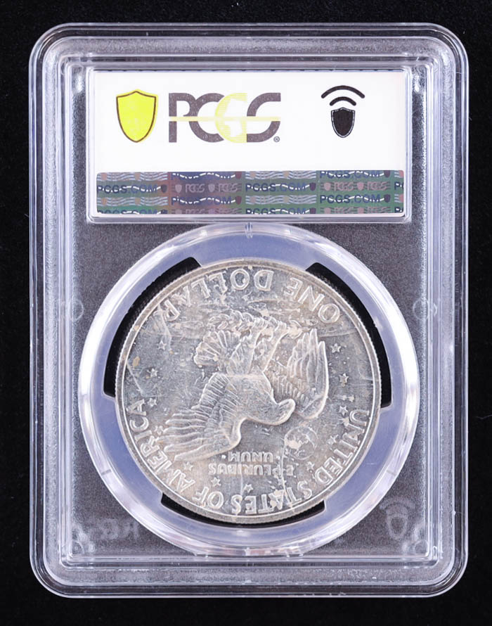 1971-S Eisenhower Silver Dollar (PCGS MS63) at PristineAuction.com 1971-S Eisenhower Silver Dollar (PCGS MS63) at PristineAuction.com