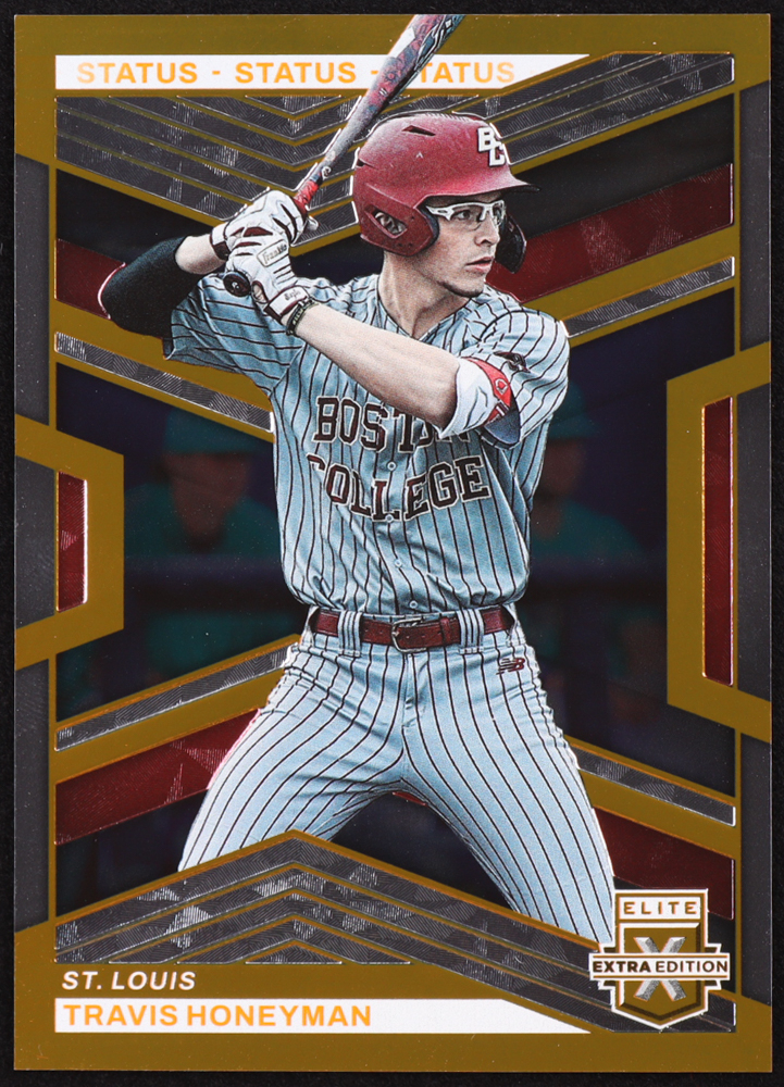 Travis Honeyman 2023 Elite Extra Edition Status Orange #101 RC #102/275