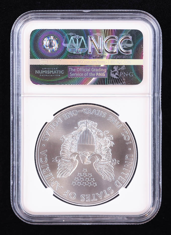 2015-(W) American Silver Eagle, Early Releases - Struck at West Point Mint (NGC MS69) at PristineAuction.com 2015-(W) American Silver Eagle, Early Releases - Struck at West Point Mint (NGC MS69) at PristineAuction.com