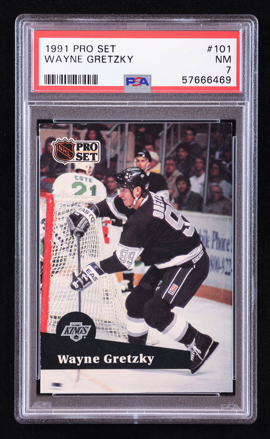 Wayne Gretzky 1991-92 Pro Set #101 (PSA 7) at PristineAuction.com Wayne Gretzky 1991-92 Pro Set #101 (PSA 7) at PristineAuction.com
