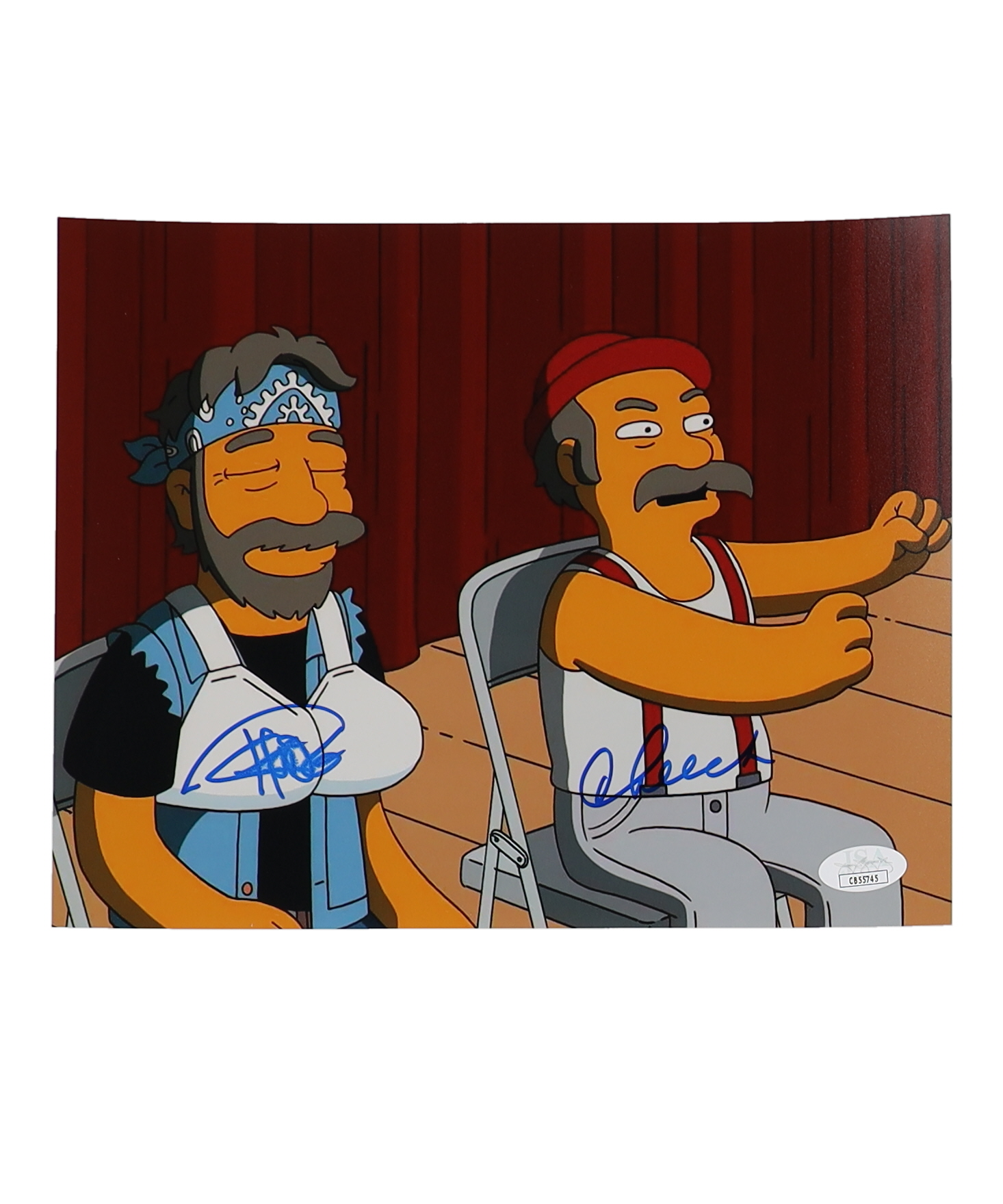 Tommy Chong & Cheech Marin Signed "The Simpsons" 8x10 Photo (JSA) at PristineAuction.com Tommy Chong & Cheech Marin Signed "The Simpsons" 8x10 Photo (JSA) at PristineAuction.com