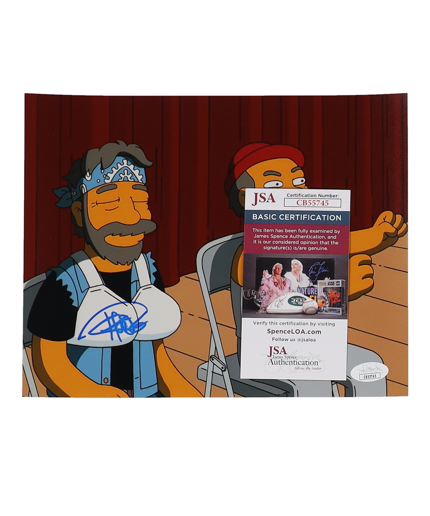 Tommy Chong & Cheech Marin Signed "The Simpsons" 8x10 Photo (JSA) at PristineAuction.com Tommy Chong & Cheech Marin Signed "The Simpsons" 8x10 Photo (JSA) at PristineAuction.com