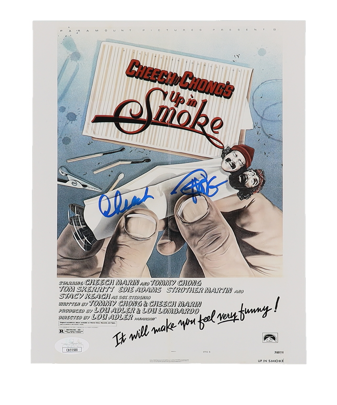 Cheech Marin & Tommy Chong Signed "Cheech & Chong's Up in Smoke" 8x10 Photo (JSA) at PristineAuction.com Cheech Marin & Tommy Chong Signed "Cheech & Chong's Up in Smoke" 8x10 Photo (JSA) at PristineAuction.com