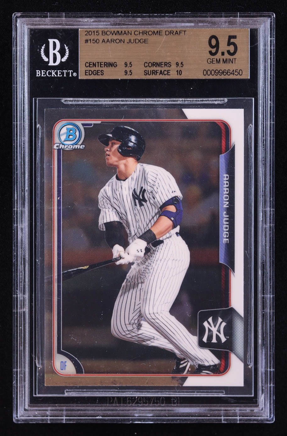 Aaron Judge 2015 Bowman Chrome Draft #150 RC (BGS 9.5) at PristineAuction.com Aaron Judge 2015 Bowman Chrome Draft #150 RC (BGS 9.5) at PristineAuction.com