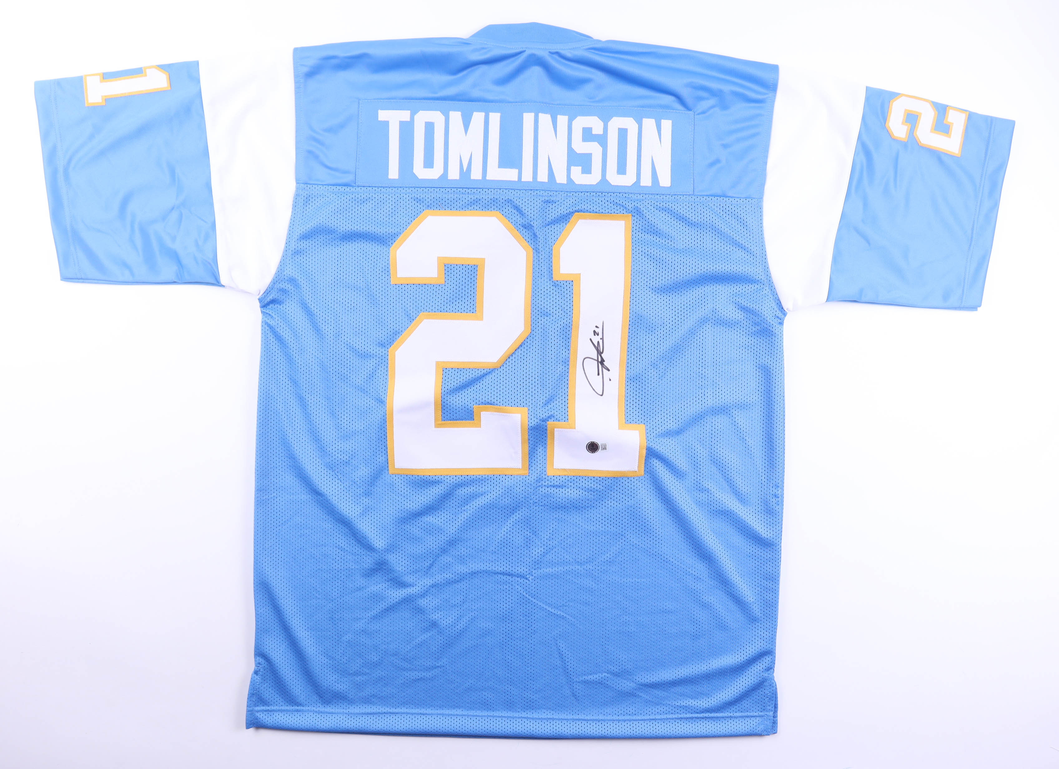 LaDainian Tomlinson Signed Jersey (Beckett) at PristineAuction.com LaDainian Tomlinson Signed Jersey (Beckett) at PristineAuction.com