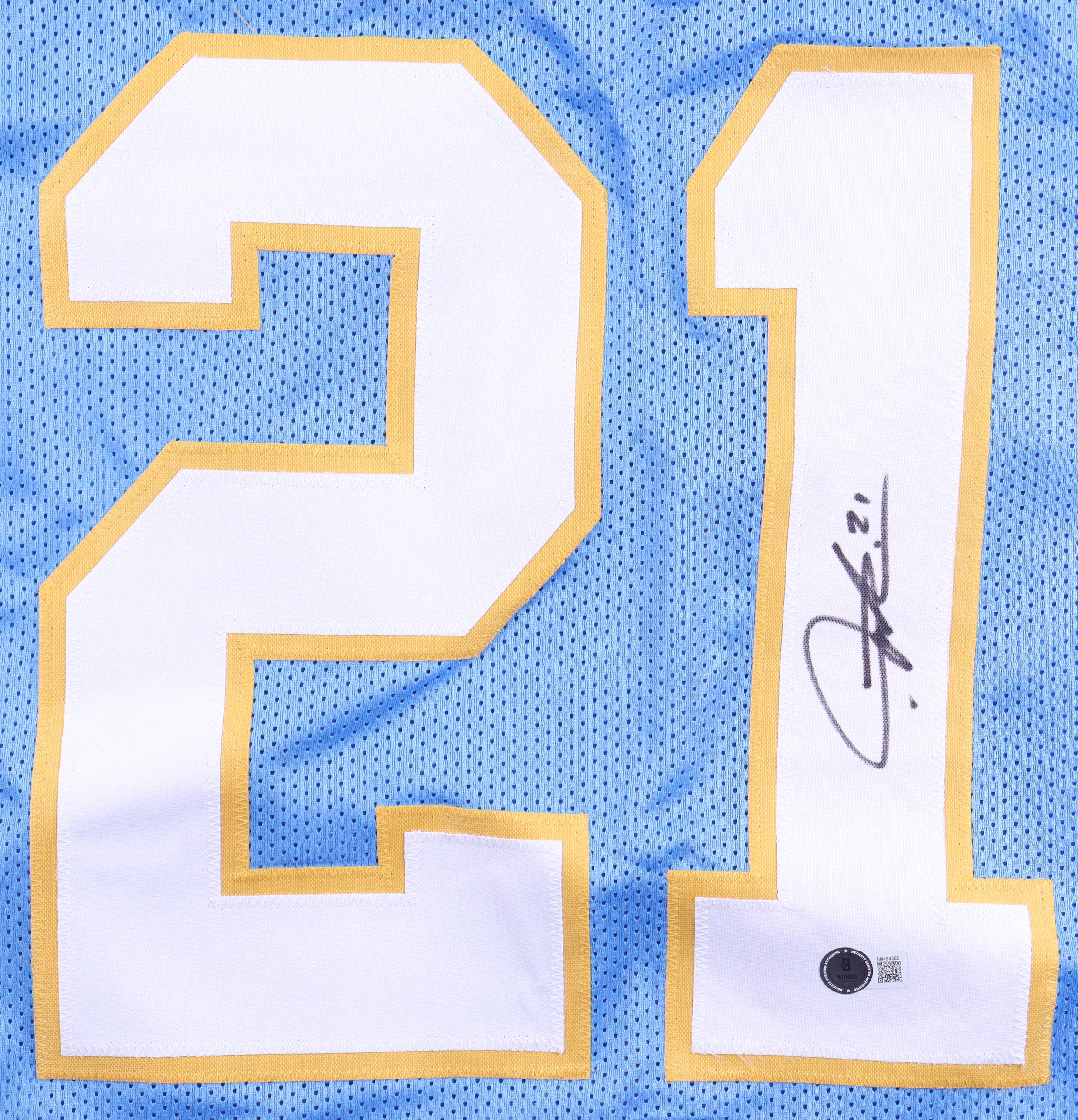 LaDainian Tomlinson Signed Jersey (Beckett) at PristineAuction.com LaDainian Tomlinson Signed Jersey (Beckett) at PristineAuction.com