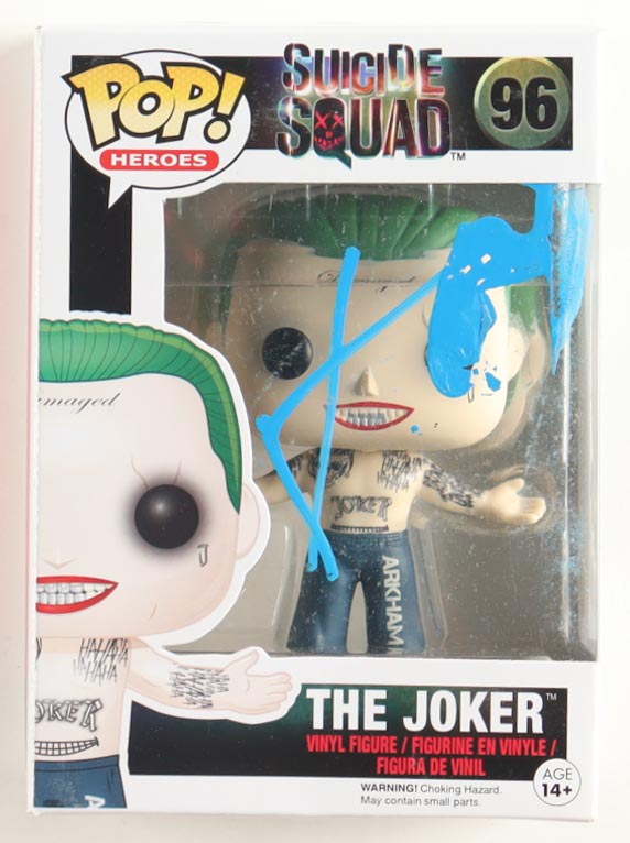 Jared Leto Signed "Suicide Squad" #96 The Joker Funko Pop! Vinyl Figure (AutographCOA) at PristineAuction.com Jared Leto Signed "Suicide Squad" #96 The Joker Funko Pop! Vinyl Figure (AutographCOA) at PristineAuction.com