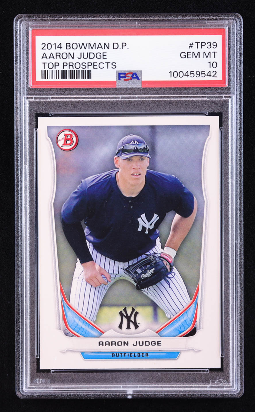 Aaron Judge 2014 Bowman Draft Top Prospects #TP39 RC (PSA 10) at PristineAuction.com Aaron Judge 2014 Bowman Draft Top Prospects #TP39 RC (PSA 10) at PristineAuction.com