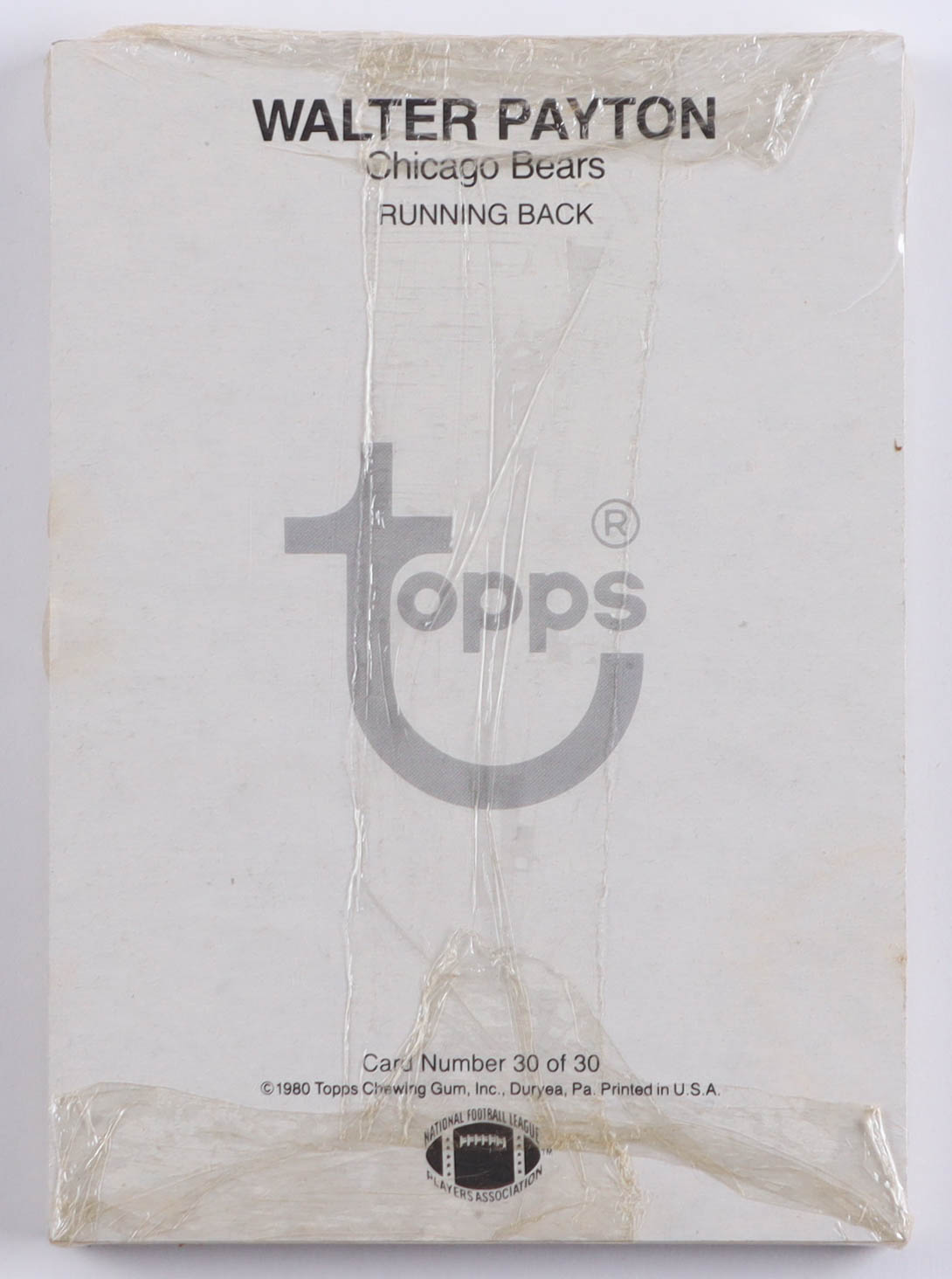 1980 Topps Super Football Complete Set of (30) Cards with Walter Payton #30, Terry Bradshaw #15, Ken Stabler #8, Tony Dorsett #11 at PristineAuction.com 1980 Topps Super Football Complete Set of (30) Cards with Walter Payton #30, Terry Bradshaw #15, Ken Stabler #8, Tony Dorsett #11 at PristineAuction.com