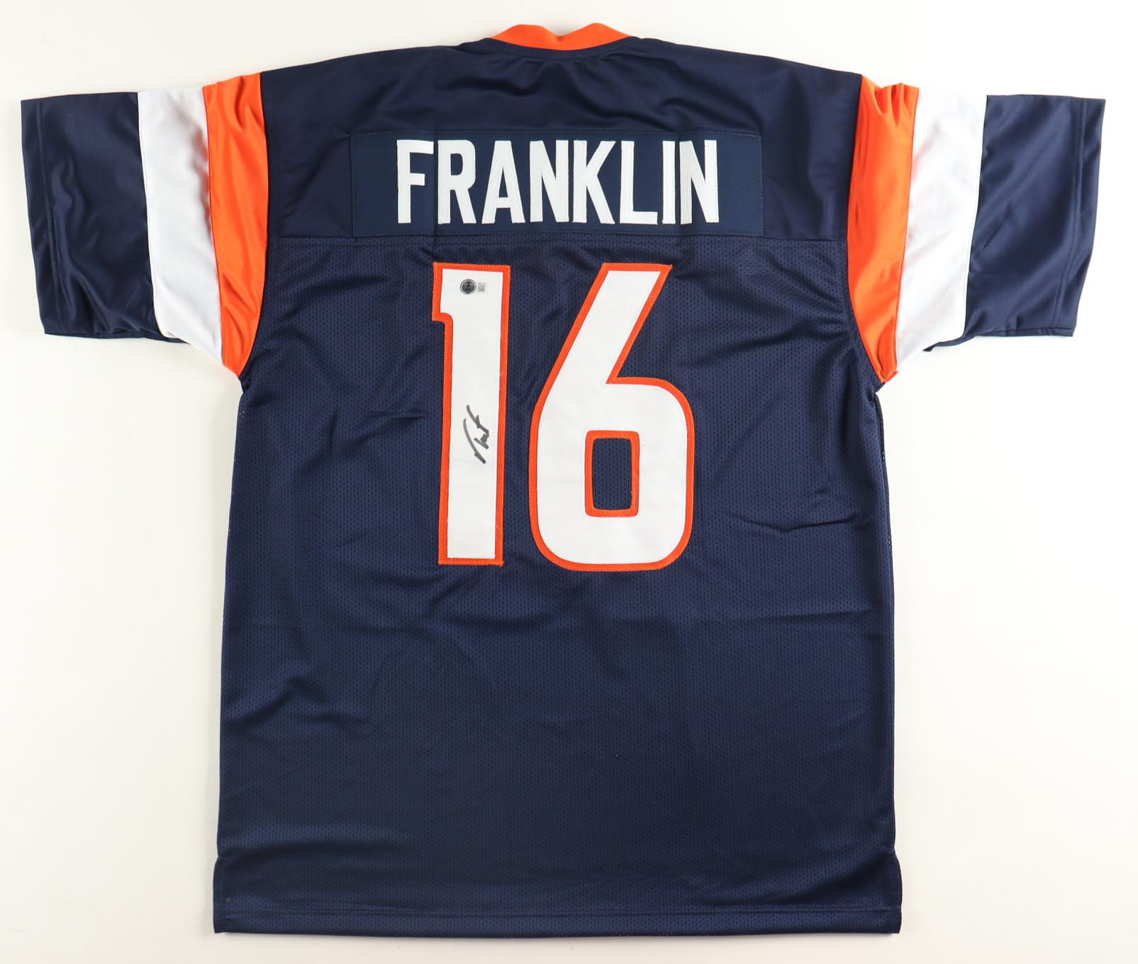 Troy Franklin Signed Jersey (Beckett) at PristineAuction.com Troy Franklin Signed Jersey (Beckett) at PristineAuction.com