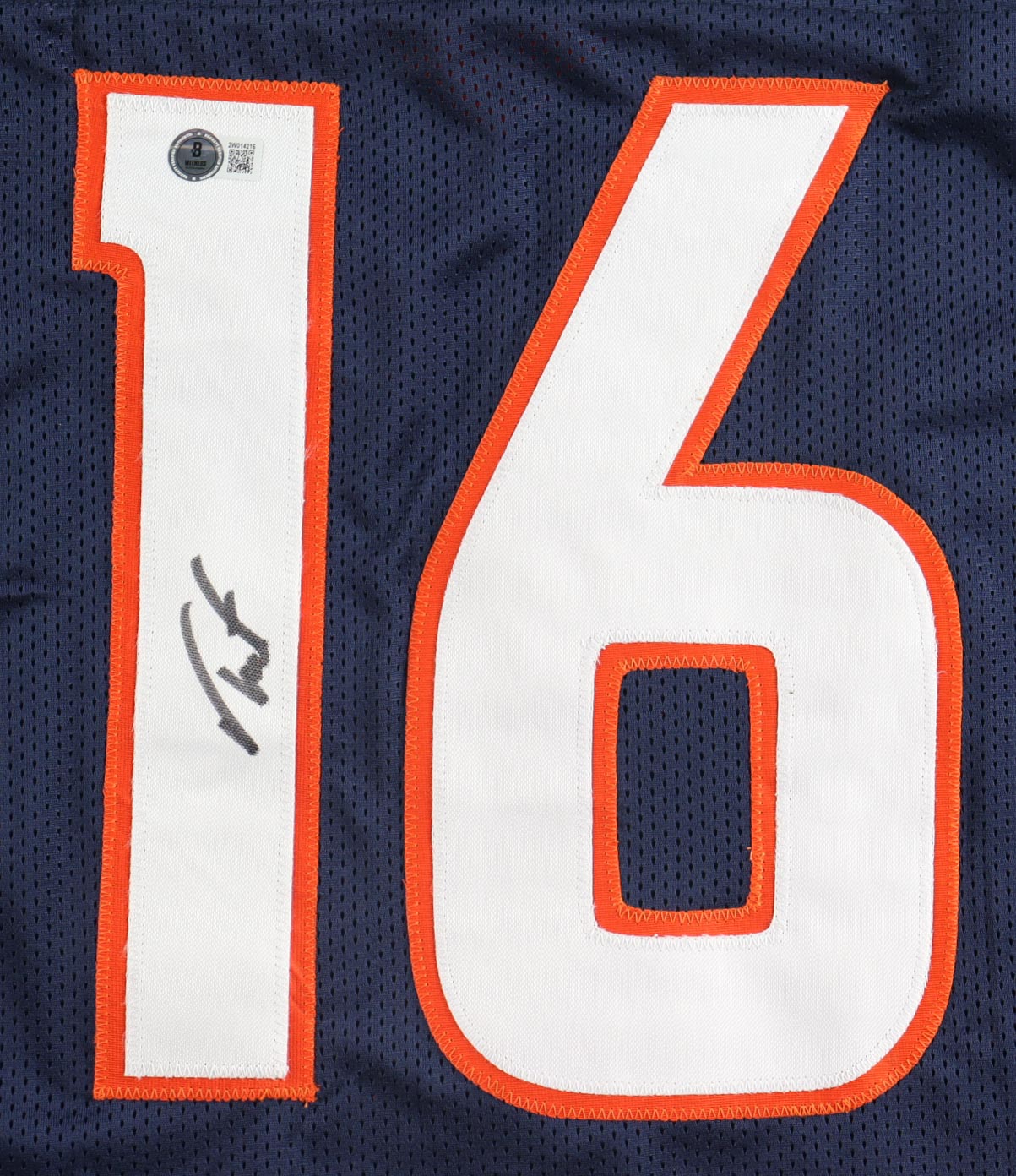 Troy Franklin Signed Jersey (Beckett) at PristineAuction.com Troy Franklin Signed Jersey (Beckett) at PristineAuction.com