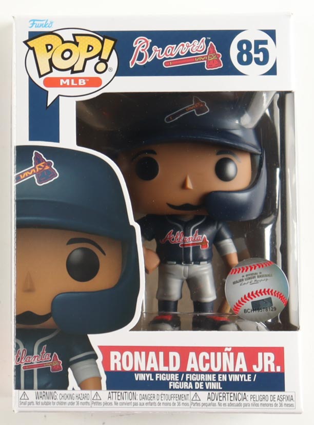 "Braves" Ronald Acuna Jr. #85 Funko Pop! Vinyl Figure at PristineAuction.com "Braves" Ronald Acuna Jr. #85 Funko Pop! Vinyl Figure at PristineAuction.com