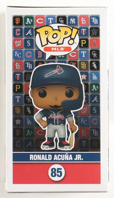 "Braves" Ronald Acuna Jr. #85 Funko Pop! Vinyl Figure at PristineAuction.com "Braves" Ronald Acuna Jr. #85 Funko Pop! Vinyl Figure at PristineAuction.com