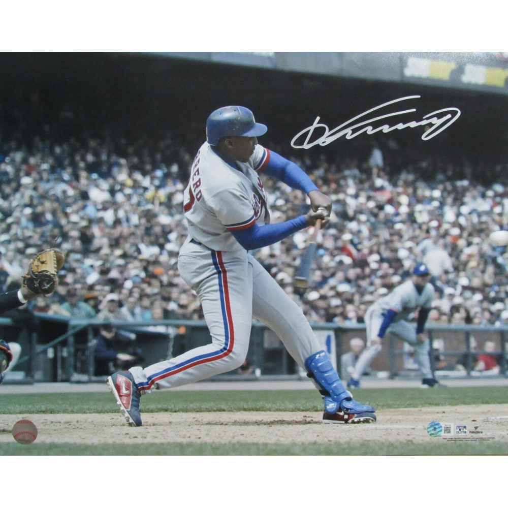 Vladimir Guerrero Sr. Signed Expos 16x20 Photo (Beckett) | Pristine Auction