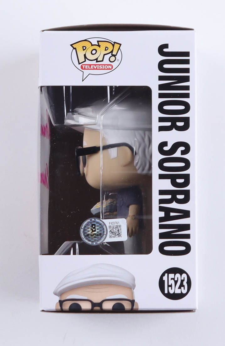 Dominic Chianese Signed "The Sopranos" #1523 Junior Soprano Funko Pop! Vinyl Figure (Beckett) at PristineAuction.com Dominic Chianese Signed "The Sopranos" #1523 Junior Soprano Funko Pop! Vinyl Figure (Beckett) at PristineAuction.com