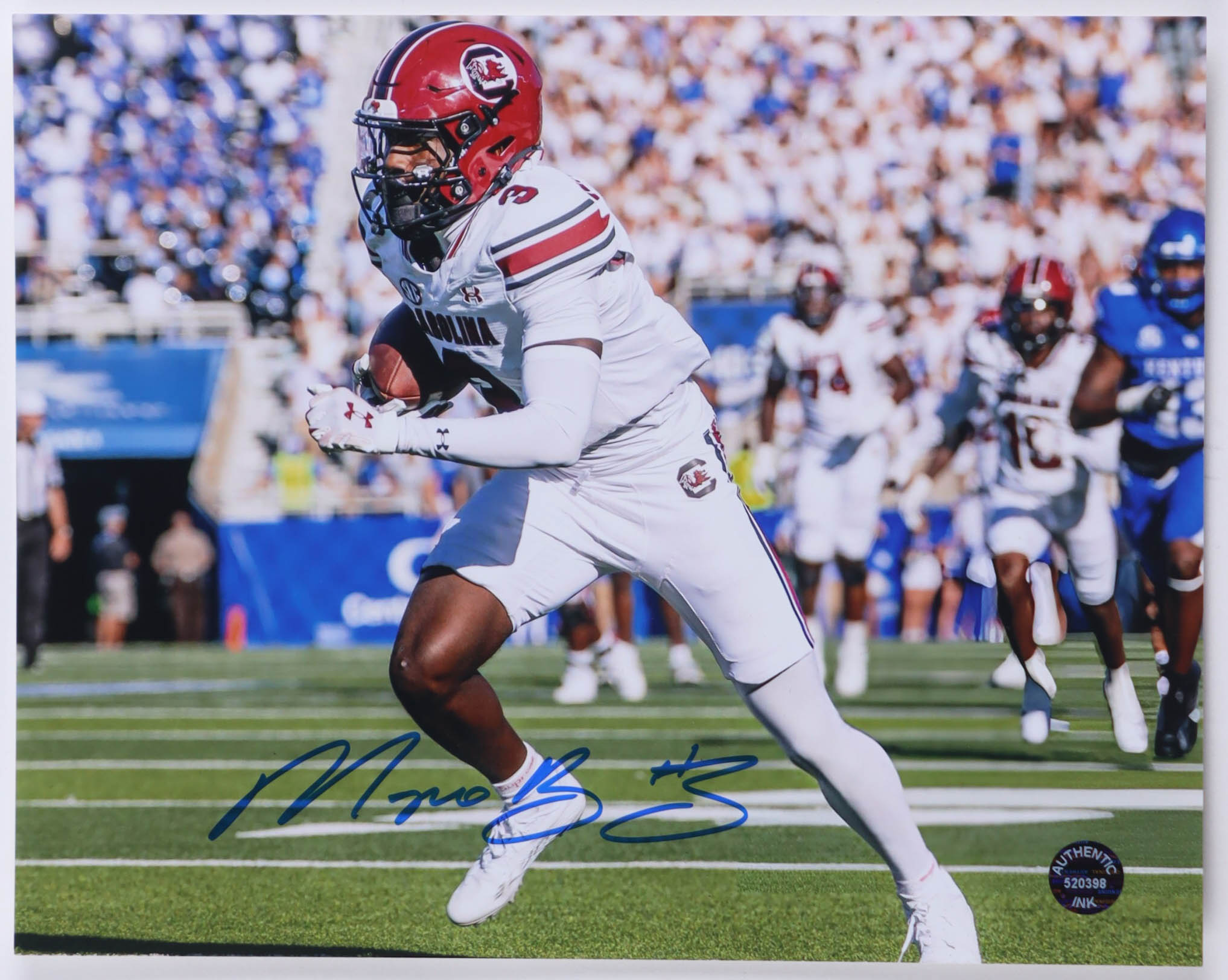 Mazeo Bennett Jr. Signed South Carolina Gamecocks 8x10 Photo (Authentic Ink) at PristineAuction.com Mazeo Bennett Jr. Signed South Carolina Gamecocks 8x10 Photo (Authentic Ink) at PristineAuction.com