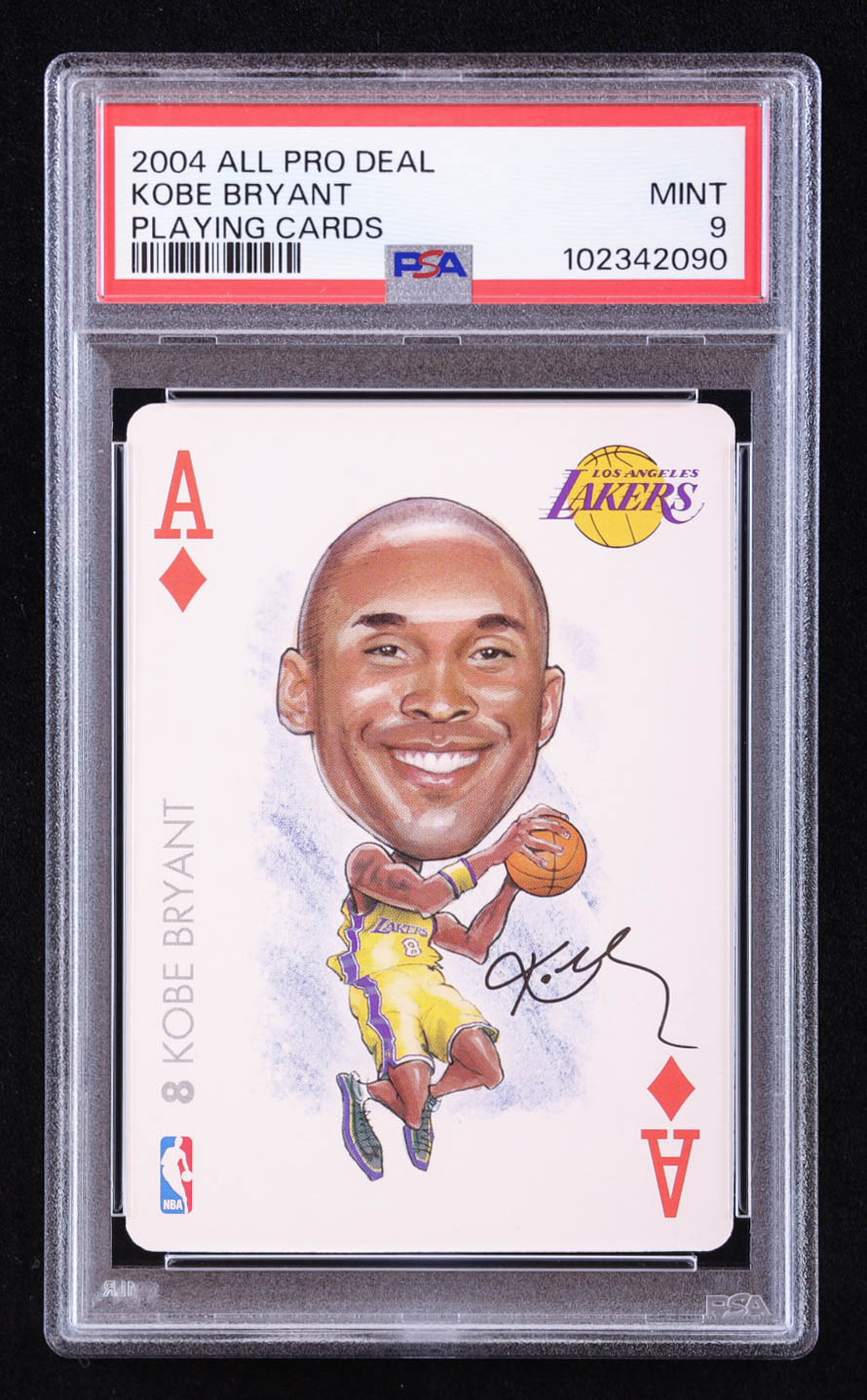 Kobe Bryant 2004 All Pro Deal Playing Card (PSA 9) at PristineAuction.com Kobe Bryant 2004 All Pro Deal Playing Card (PSA 9) at PristineAuction.com