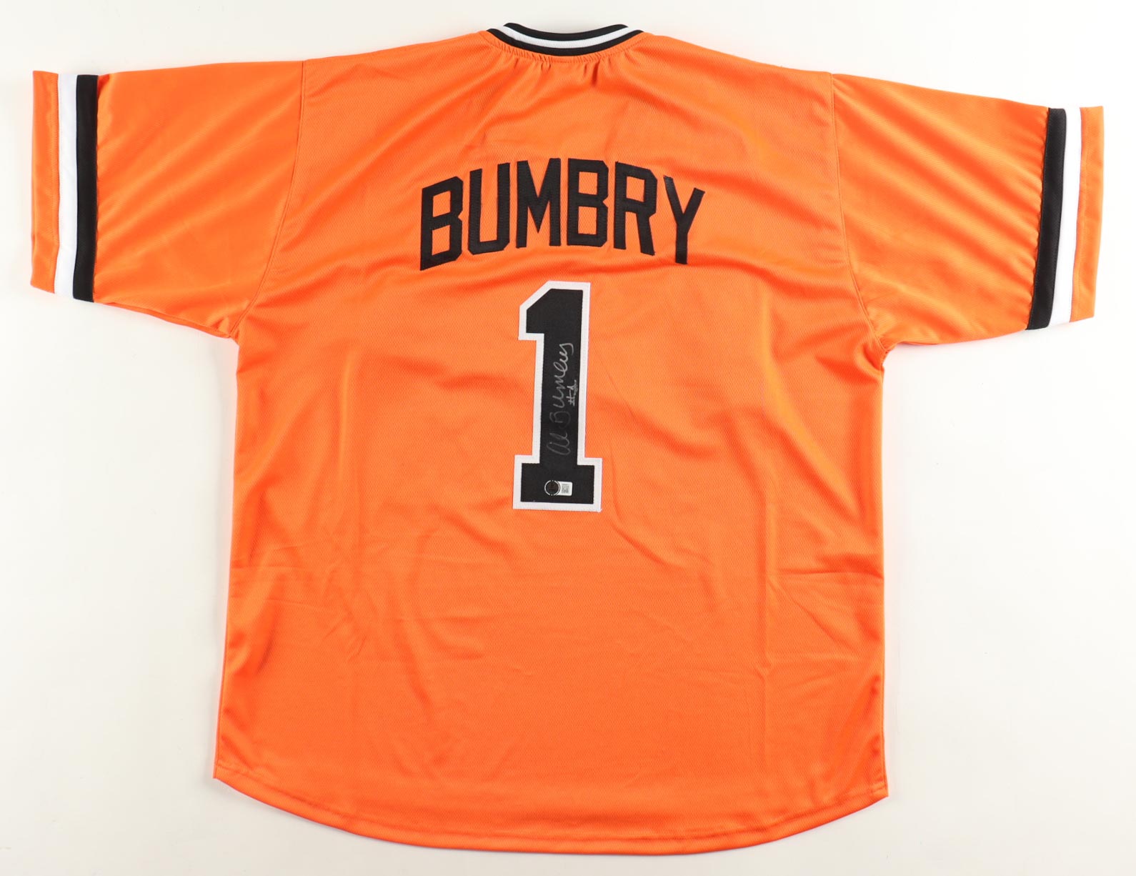 Al Bumbry Signed Jersey (Beckett) at PristineAuction.com Al Bumbry Signed Jersey (Beckett) at PristineAuction.com