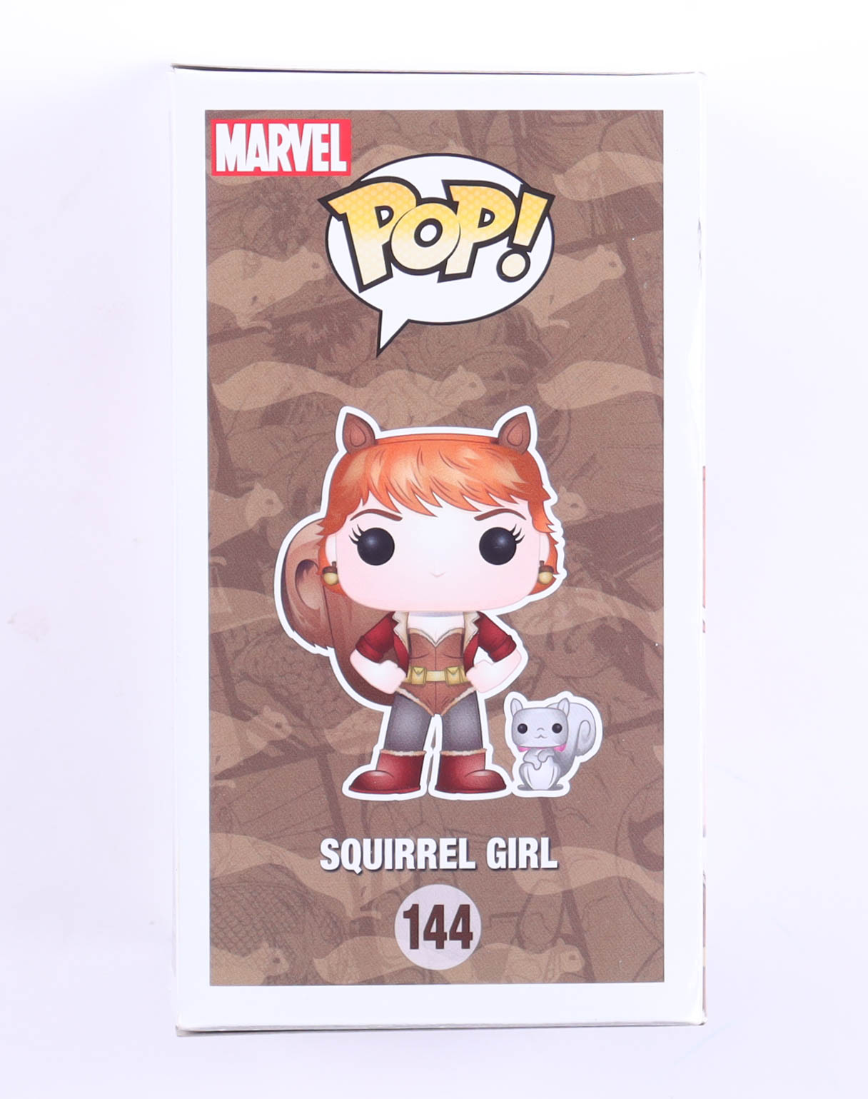 Milana Vayntrob Signed "Marvel Collector Corps" #144 Squirrel Girl Funko Pop! Vinyl Figure (Beckett) at PristineAuction.com Milana Vayntrob Signed "Marvel Collector Corps" #144 Squirrel Girl Funko Pop! Vinyl Figure (Beckett) at PristineAuction.com