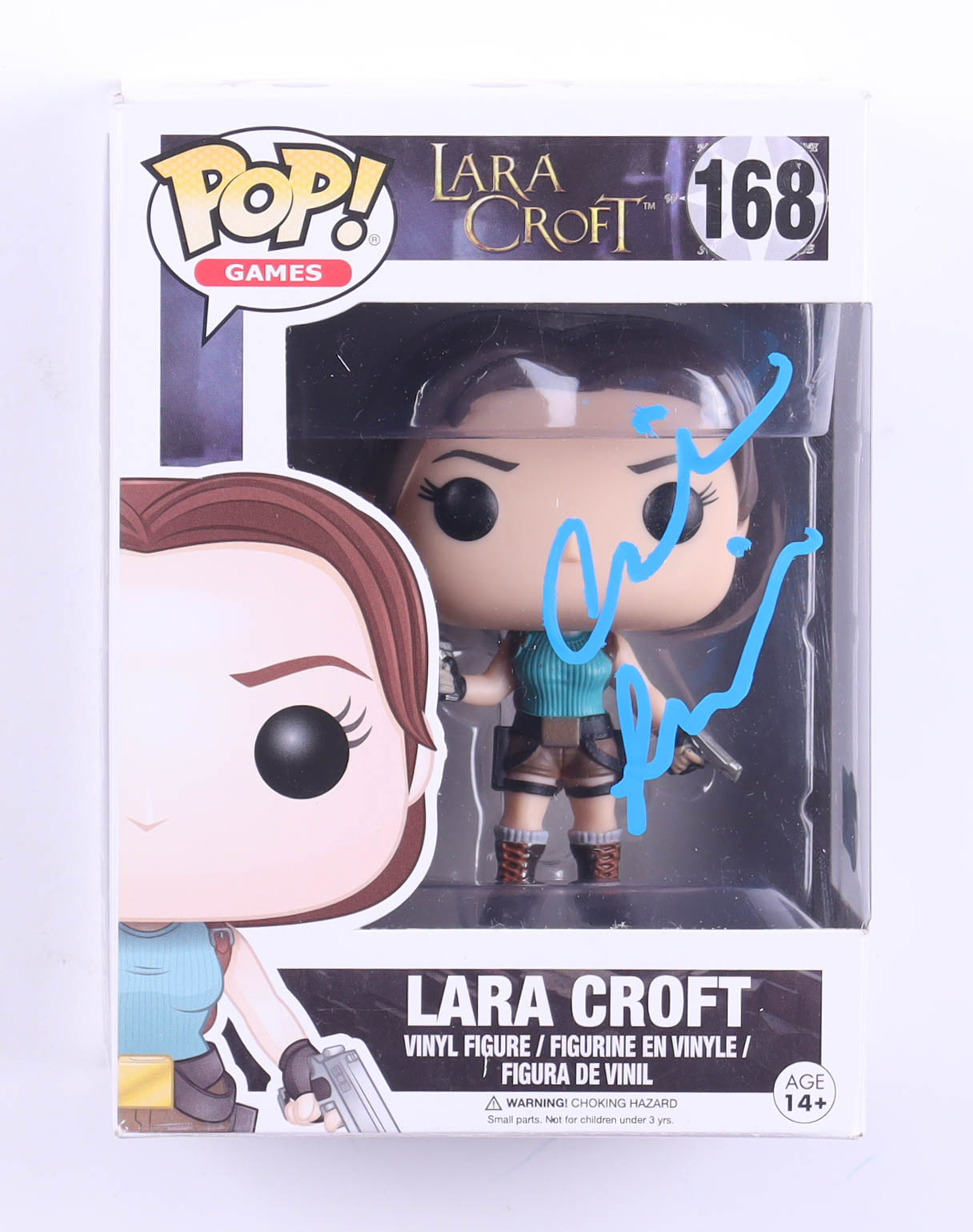 Camilla Luddington Signed "Lara Croft" #168 Lara Croft Funko Pop! Vinyl Figure (Beckett) at PristineAuction.com Camilla Luddington Signed "Lara Croft" #168 Lara Croft Funko Pop! Vinyl Figure (Beckett) at PristineAuction.com