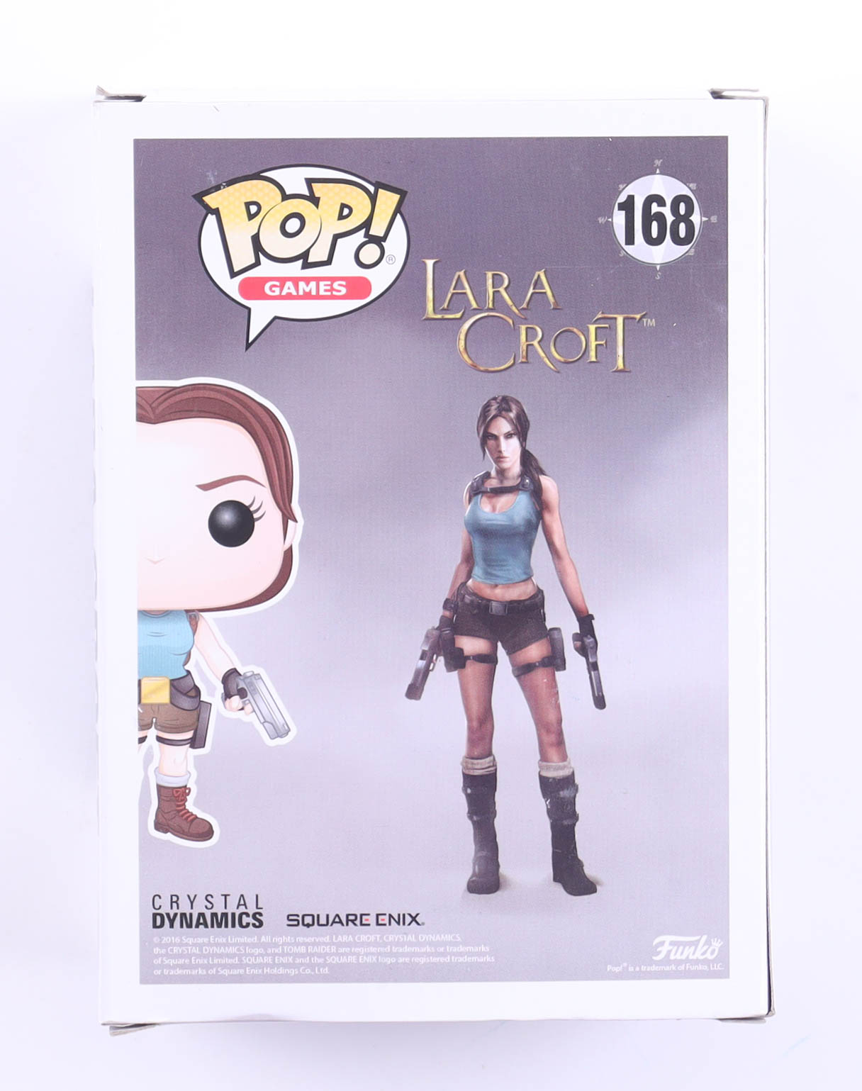 Camilla Luddington Signed "Lara Croft" #168 Lara Croft Funko Pop! Vinyl Figure (Beckett) at PristineAuction.com Camilla Luddington Signed "Lara Croft" #168 Lara Croft Funko Pop! Vinyl Figure (Beckett) at PristineAuction.com