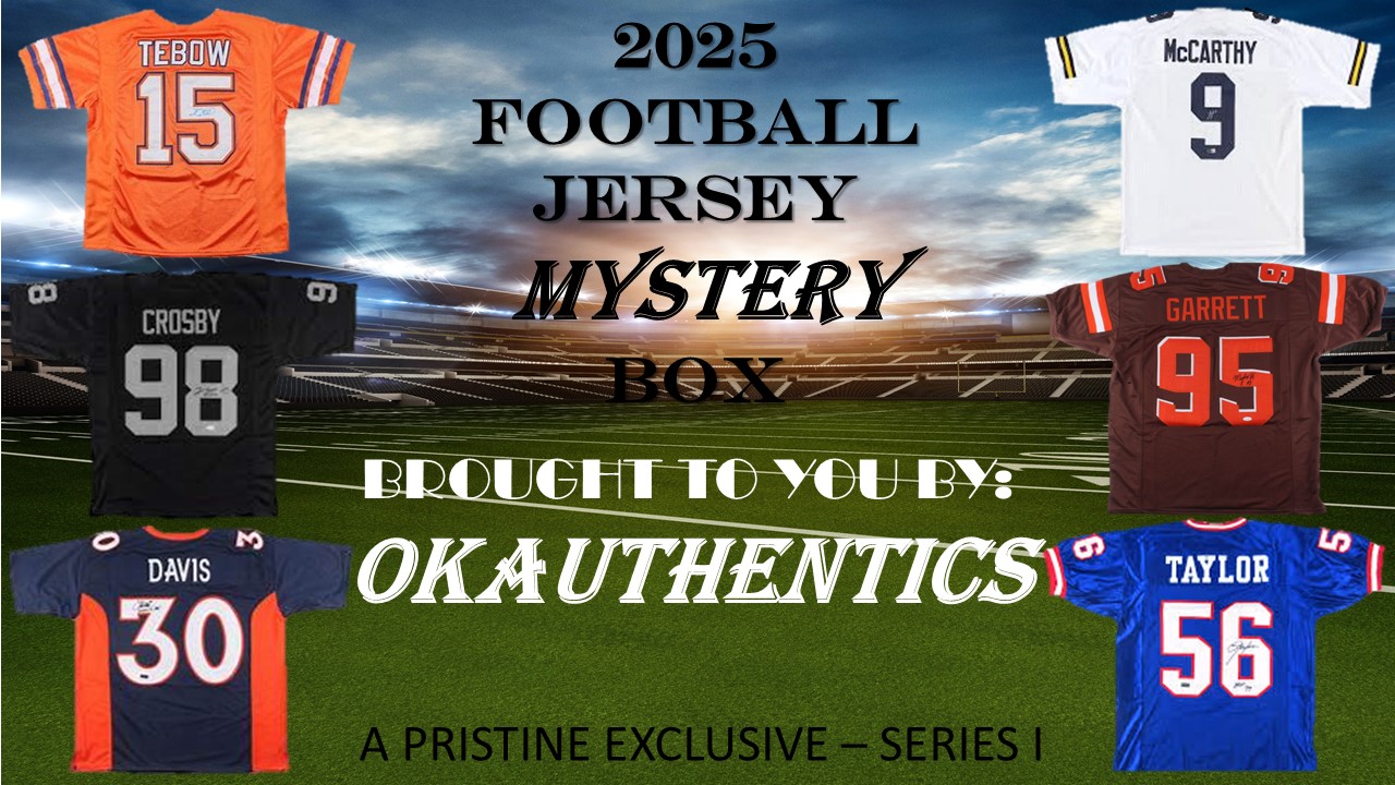 OKAUTHENTICS 2025 Football Jersey Mystery Box - Series I at PristineAuction.com OKAUTHENTICS 2025 Football Jersey Mystery Box - Series I at PristineAuction.com