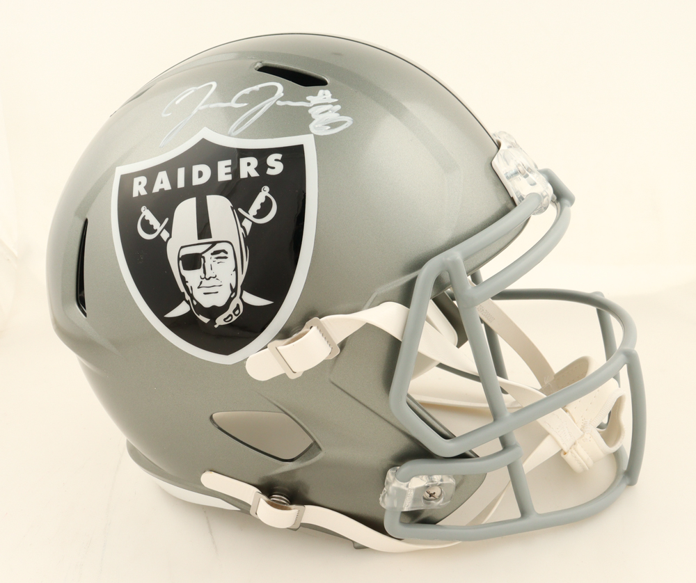 Josh Jacobs Signed Raiders Full-Size Speed Helmet (Beckett) at PristineAuction.com Josh Jacobs Signed Raiders Full-Size Speed Helmet (Beckett) at PristineAuction.com