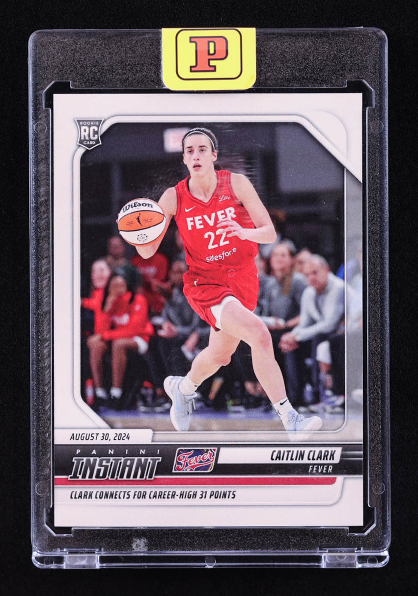 Caitlin Clark 2024 Panini Instant WNBA #191 RC at PristineAuction.com Caitlin Clark 2024 Panini Instant WNBA #191 RC at PristineAuction.com
