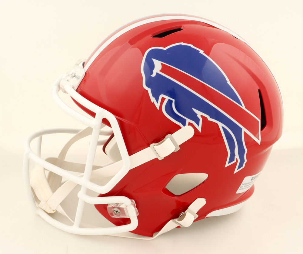 Thurman Thomas Signed Bills Full-Size Speed Helmet Inscribed "HOF 07" (Beckett) at PristineAuction.com Thurman Thomas Signed Bills Full-Size Speed Helmet Inscribed "HOF 07" (Beckett) at PristineAuction.com