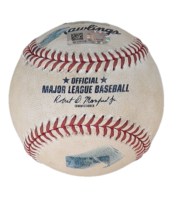 2022 Blue Jays vs Yankees Game-Used OML Baseball (Fanatics & MLB) at PristineAuction.com 2022 Blue Jays vs Yankees Game-Used OML Baseball (Fanatics & MLB) at PristineAuction.com