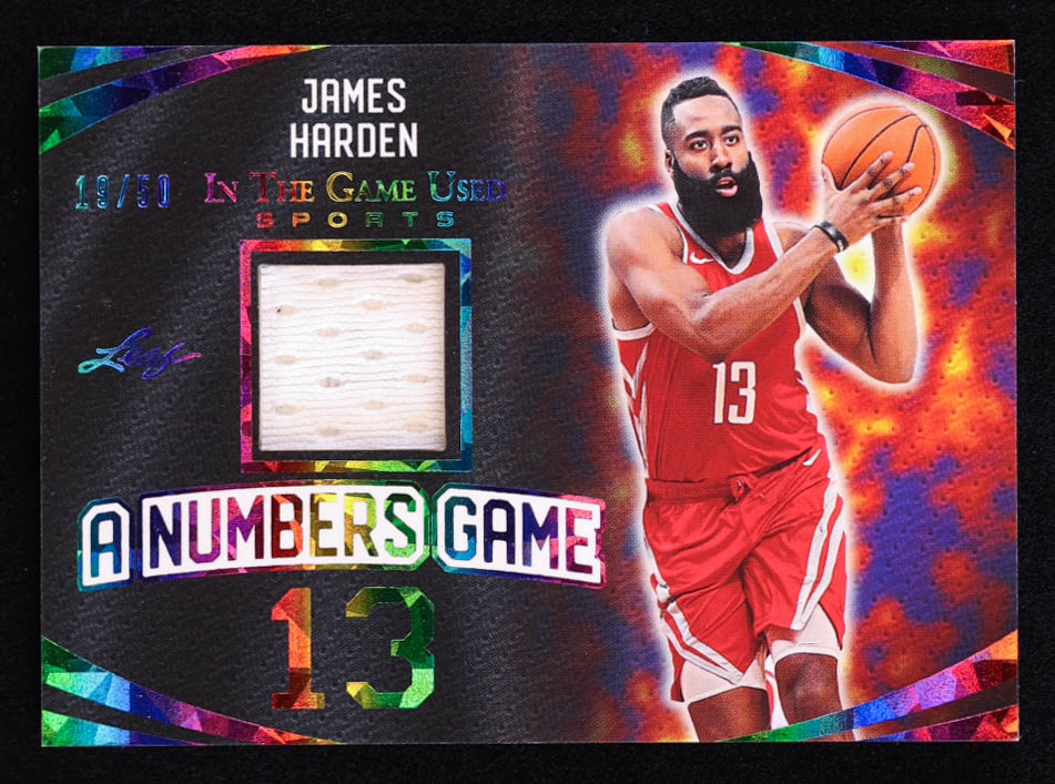 James Harden 2024 Leaf ITG A Numbers Game Spectrum Rainbow #ANG19 #19/50 at PristineAuction.com James Harden 2024 Leaf ITG A Numbers Game Spectrum Rainbow #ANG19 #19/50 at PristineAuction.com