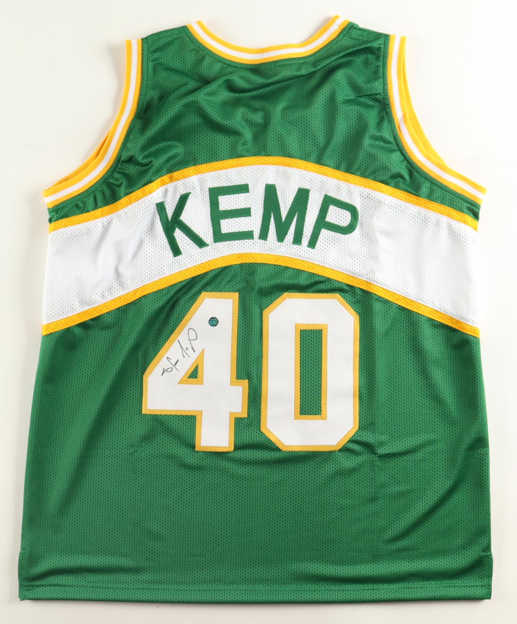 Shawn Kemp Signed Jersey (AWM) at PristineAuction.com Shawn Kemp Signed Jersey (AWM) at PristineAuction.com