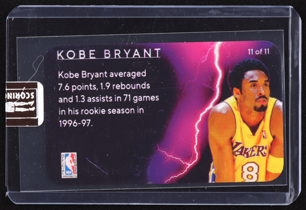 Kobe Bryant 1996-97 Ultra Scoring Kings Tobacco Refractors #11 RC at PristineAuction.com Kobe Bryant 1996-97 Ultra Scoring Kings Tobacco Refractors #11 RC at PristineAuction.com