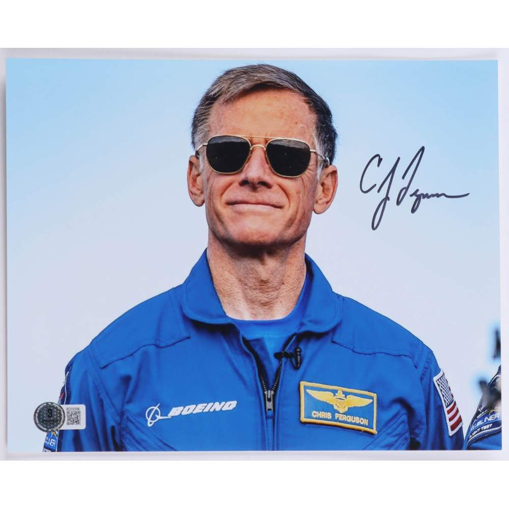 Christopher Ferguson Signed 8x10 Photo (Beckett) | Pristine Auction