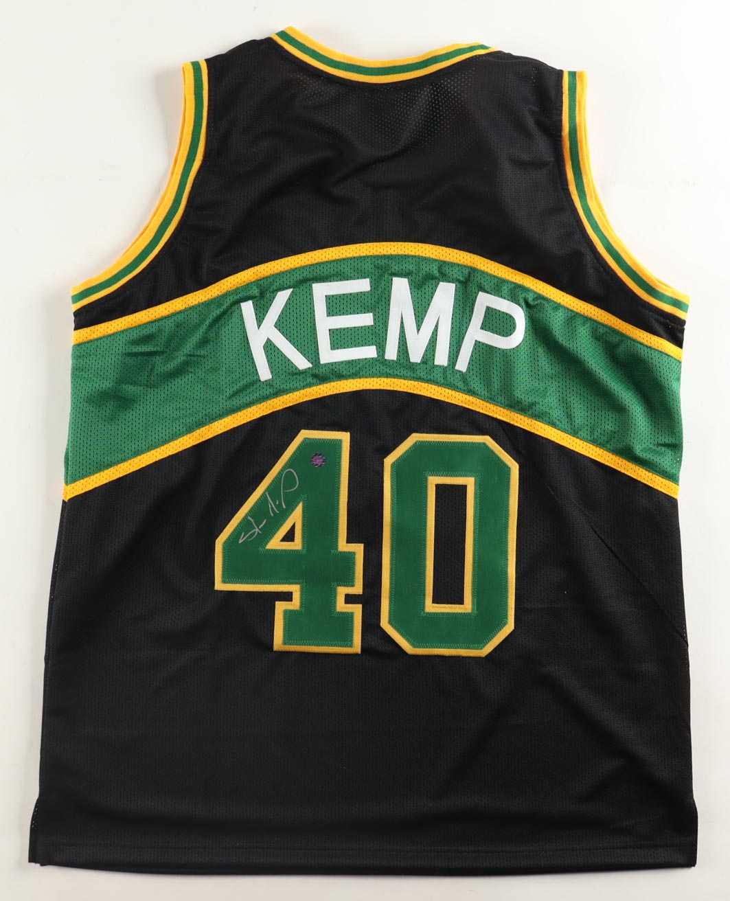 Shawn Kemp Signed Jersey (AWM) at PristineAuction.com Shawn Kemp Signed Jersey (AWM) at PristineAuction.com