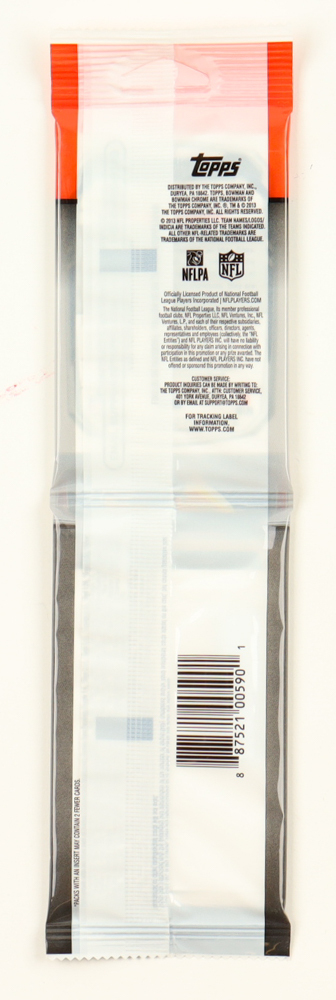 2013 Bowman Chrome NFL Football Jumbo Pack (16) cards at PristineAuction.com 2013 Bowman Chrome NFL Football Jumbo Pack (16) cards at PristineAuction.com