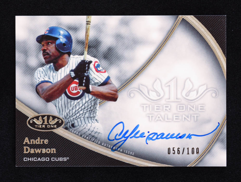 Andre Dawson 2020 Topps Tier One Talent Autographs #T1TAADA #056/100