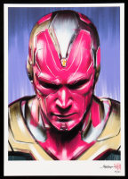 "Vision" Marvel LE 8x12 Art Print by Thang Nguyen #/50 (PA) at PristineAuction.com