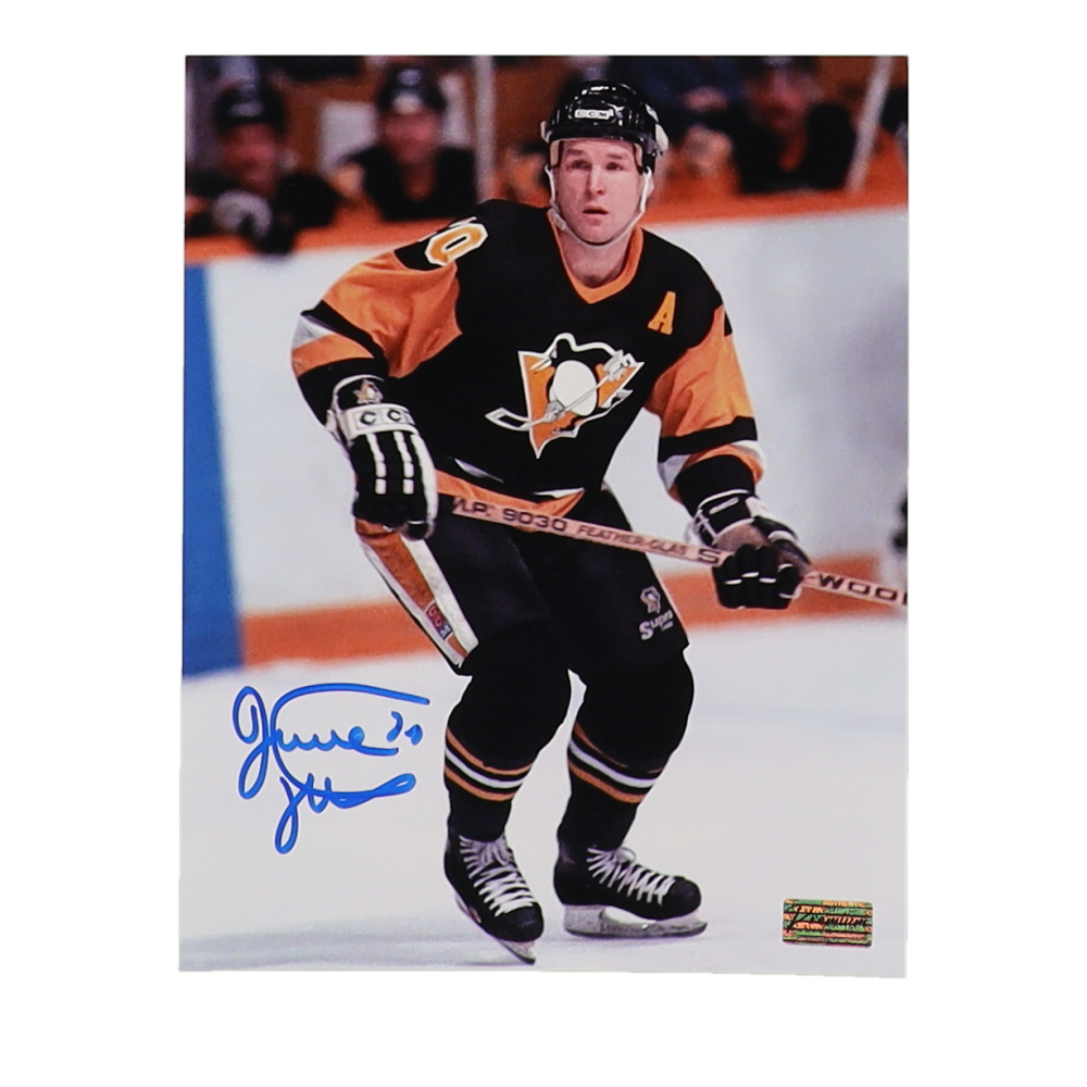Dave Hunter Signed Penguins 8x10 Photo (Premium Autographs) | Pristine ...