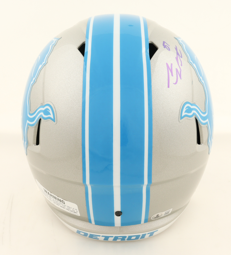 Sam LaPorta Signed Lions Full-Size Speed Helmet (Beckett) at PristineAuction.com Sam LaPorta Signed Lions Full-Size Speed Helmet (Beckett) at PristineAuction.com