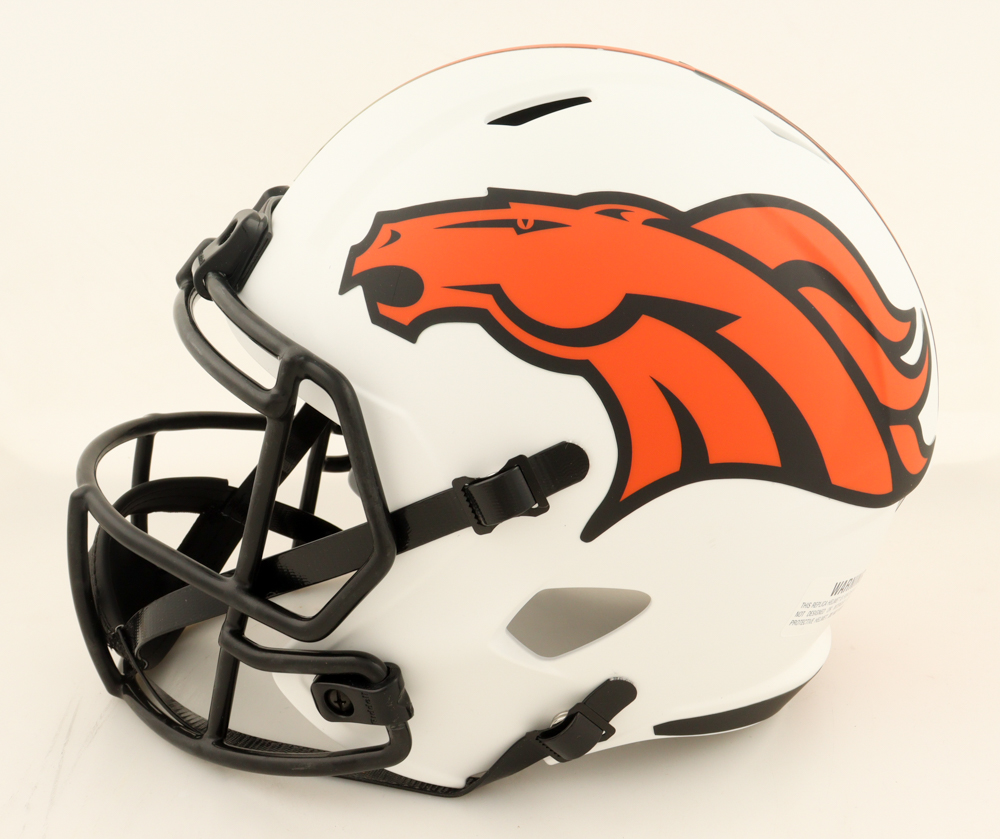 Champ Bailey Signed Broncos Full-Size Lunar Eclipse Alternate Speed Helmet (Beckett) at PristineAuction.com Champ Bailey Signed Broncos Full-Size Lunar Eclipse Alternate Speed Helmet (Beckett) at PristineAuction.com